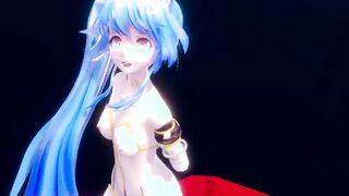 3d anime mmd - senmei pull remaster (autumnjelly)