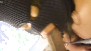 New Orleans bimbo skank gave my BBC bj and deeply