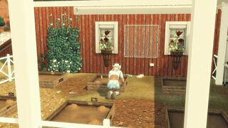 Sims four. Merry Farmers. Part three - Impudent next door