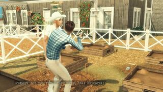 Sims four. Merry Farmers. Part three - Impudent next door