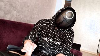 Squid Game. I jerked off a member's penis and he