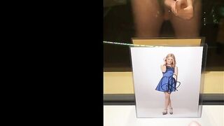 Signed Ashley Benson Cum Tribute on Las Vegas strip