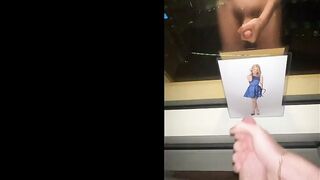 Signed Ashley Benson Cum Tribute on Las Vegas strip