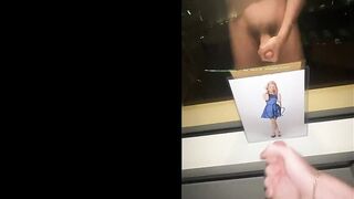 Signed Ashley Benson Cum Tribute on Las Vegas strip