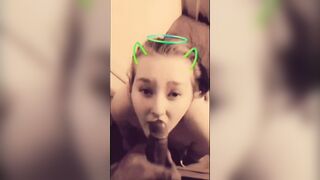 (TFOM#2)AYMO AND SAMMII PERSONAL HOE BIMBO Takes yet another Big Facial SLOW MOTION