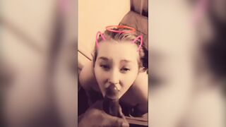 (TFOM#2)AYMO AND SAMMII PERSONAL HOE BIMBO Takes yet another Big Facial SLOW MOTION