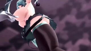 【MMD R-teen SEX DANCE】HOT HUGE DELICIOUS MELONS SWEET EXTREME SATISFACTION 激しいセックス [MMD]