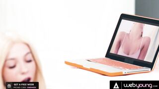 Kenzie Reeves Has A Really Soak Training Session With Stepsister