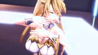 【MMD R-barely legal SEX DANCE】PERFECT BREASTS SWEET EXTREME SATISFACTION DELICIOUS SCREWED 甘い喜び [MMD]
