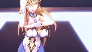 【MMD R-barely legal SEX DANCE】PERFECT BREASTS SWEET EXTREME SATISFACTION DELICIOUS SCREWED 甘い喜び [MMD]