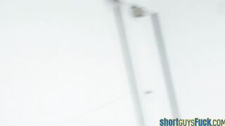 Bigtit eighteen ride little dude inside point of view before spoon sex
