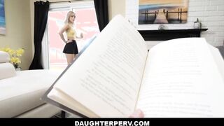 Young Blonde Teens Step-Daughter Nailed point of view - Jamie Jett ,