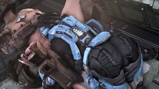 No Staring! (Halo: Reach Kat Anal SFM Animation)