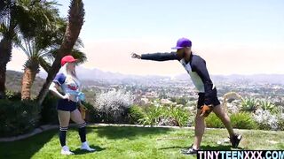 Baseball trainer trains extra tiny teens