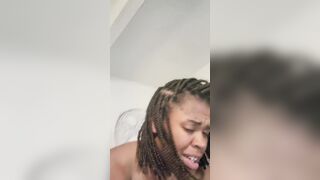Long White Penis smashes black vagina and does anal lol daddy day plz daddy