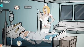 Fuckerman - Three-Way inside an Ambulance || Nurse Anal Double Penetration at Hospital