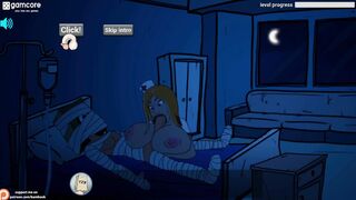 Fuckerman - Three-Way inside an Ambulance || Nurse Anal Double Penetration at Hospital