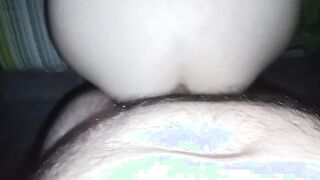 irty bitch is hiding from a penis inside the booty