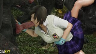 Werewolf Ganbang Big Boobed sluts Asuka | Long Penis Monster |