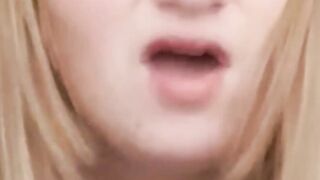 Chubby BBW blonde fiance gets banged! from behind