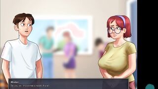 SUMMERTIME SAGA #49 • Trying to make the big tit professor