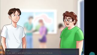 SUMMERTIME SAGA #49 • Trying to make the big tit professor