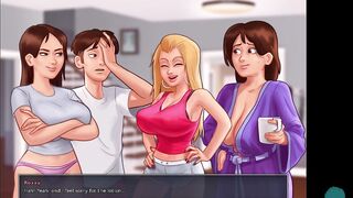 SUMMERTIME SAGA #46 • Cheerleader comparing their voluptous breasts