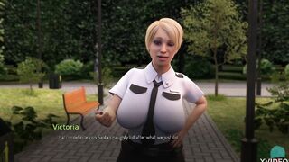 COLLEGE TIED #33 - Police milf blowing dick inside outdoor