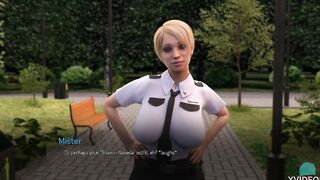 COLLEGE TIED #32 - Outdoor fellatio into the park