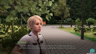 COLLEGE TIED #32 - Outdoor fellatio into the park