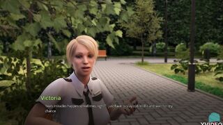 COLLEGE TIED #32 - Outdoor fellatio into the park