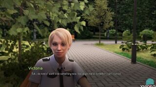 COLLEGE TIED #32 - Outdoor fellatio into the park