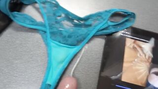 Huge Cumshots Made To My Wifey's Mouth, Face, Boobs, Bushy