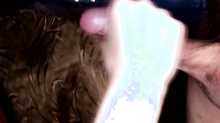Erotic oral sex to neighbors and his warm cum on his lips