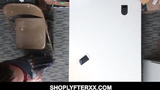 Dark Hair Cutie hispanic 18 shoplyfter Avi Love Blows Penis and