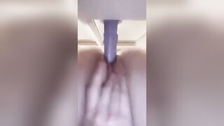 Rides my vibrator