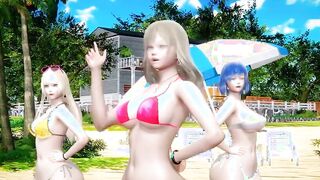 【MMD R-eighteen SEX DANCE】TASTY BEAUTY BUTT SWEET EXTREME SATISFACTION 激しいセックス [MMD]