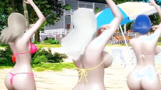 【MMD R-eighteen SEX DANCE】TASTY BEAUTY BUTT SWEET EXTREME SATISFACTION 激しいセックス [MMD]