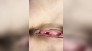 Purple toy & penis ring ruin my cunt & make me cum