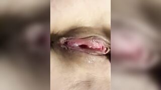 Purple toy & penis ring ruin my cunt & make me cum