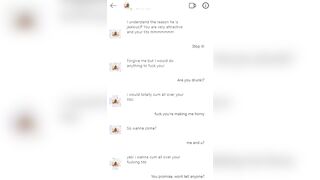 Cheating fiance texts Instagram and sends snapchat videos to girlfriend