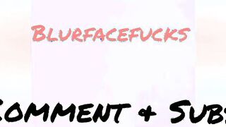Blur Face's Huge Cock