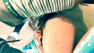 Chubby PAWG blows and fucks rough bbc cream pie