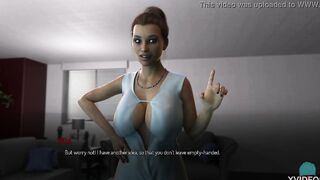 COLLEGE TIED #38 - A hispanic mom with amazing jugs