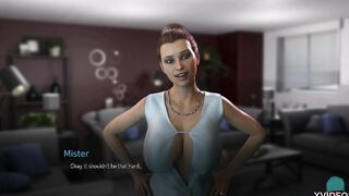 COLLEGE TIED #38 - A hispanic mom with amazing jugs