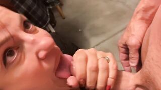 Mouthful of cum