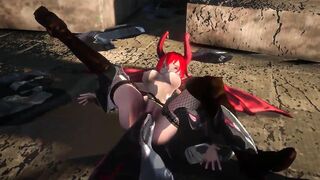 Succubus, Slimes and Girls [3D Anime, 4K, 60FPS, Uncensored]