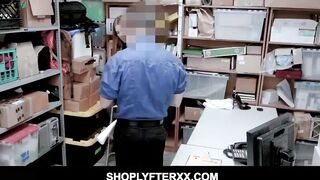 goddess red head with huge butt Shoplifter Pepper Hart blows and