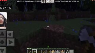Minecraft Gameplay #3 / getting more wood To start building // WITH FACECAM