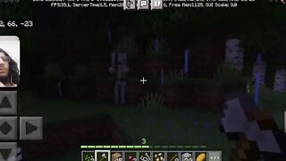 Minecraft Gameplay #3 / getting more wood To start building // WITH FACECAM